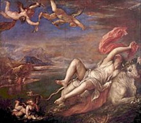 Titian "Rape of Europa"