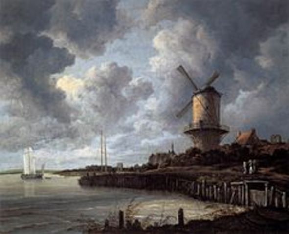Ruisdael "Windmill at Wijk-bij-Duurst-ede"