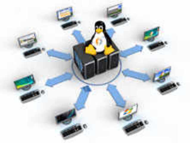 la primera version linux con internet