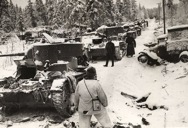 Soviet forces invade Finland
