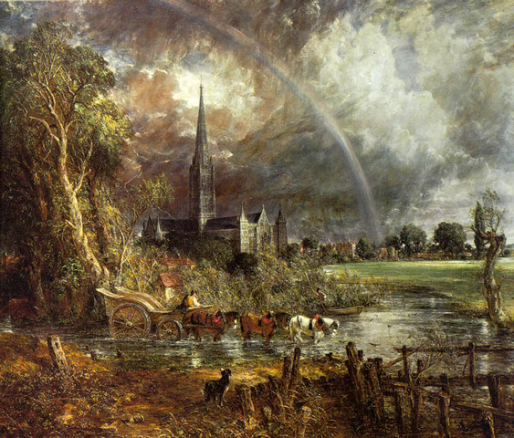 Constable "Salisbury Cathedral from the Meadows"