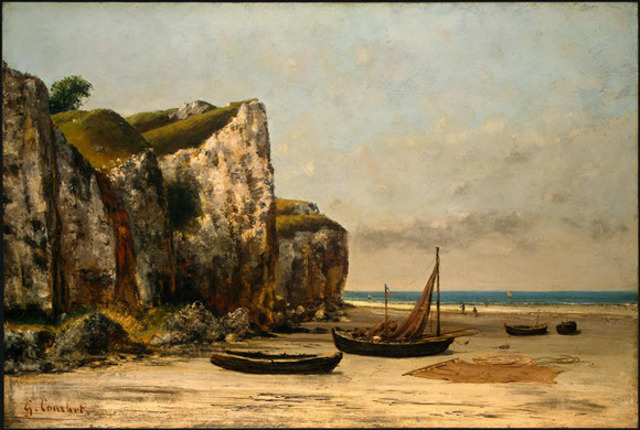 Courbet "La Plage Normandie"