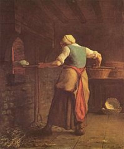 Millet "Woman Baking Bread"