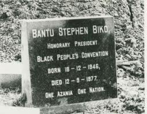 South African Anti-Apartheid Leader Steve Biko Tortured to Death