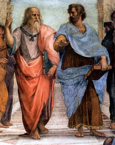 Plato and Aristotle 400 B.C.E
