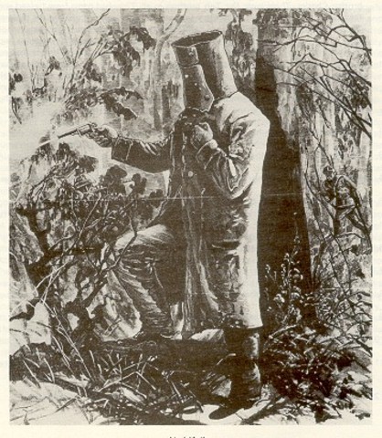 Kelly and his gang kill three police from a group sent to track him down at Stringy Bark Creek in bushland near Mansfield.