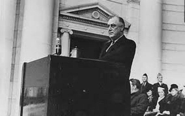 Roosevelt helps in fight against Nazi attacks