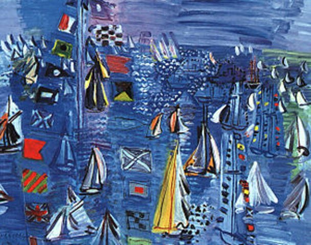 Dufy "Regatta at Cowes"