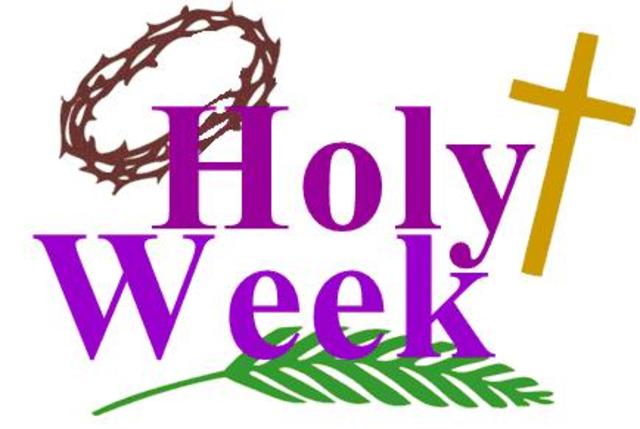 Holy week break!