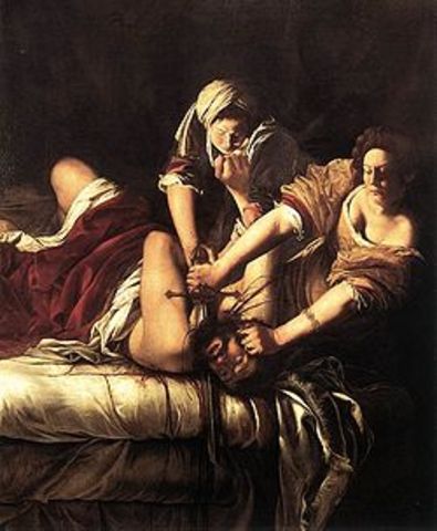 Gentileschi "Judith Slaying Holofernes"