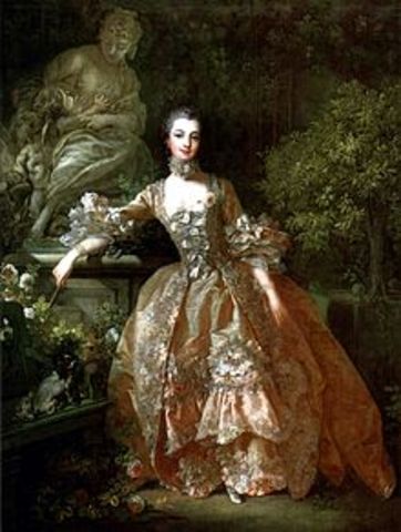 Boucher "Portraite of Madame de Pompadour"