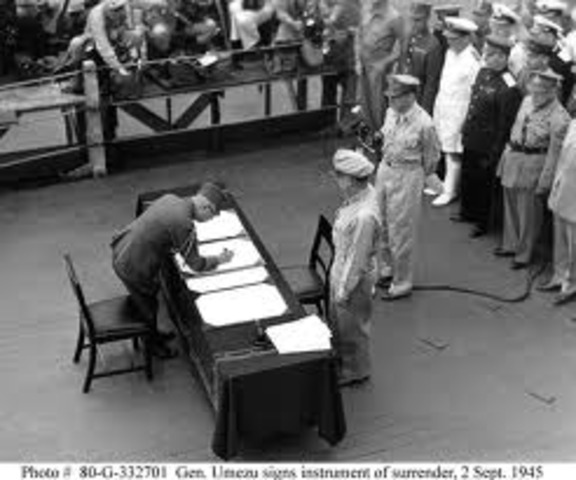Surrender on USS Missouri