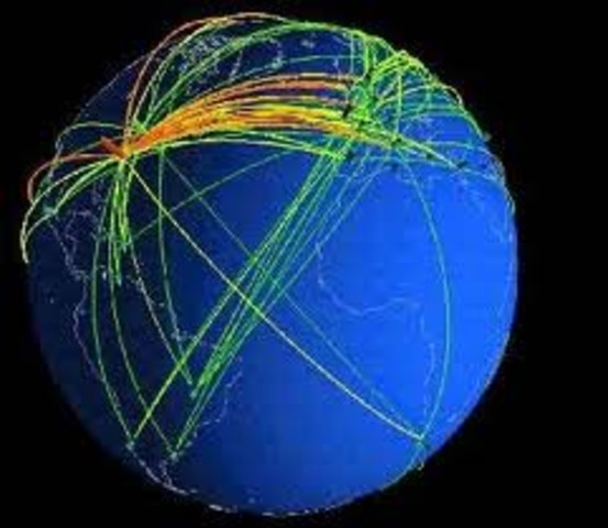 Auge de la tecnología y negocios electrónicos