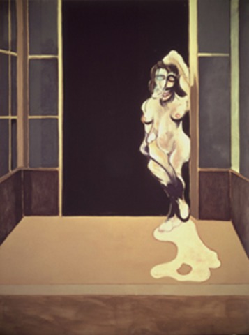 Female Nude in a Door Frame