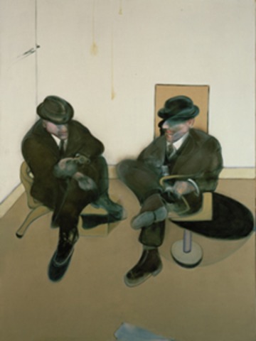 Two Seated Figures