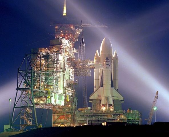 First Space shuttle lauched from NASA