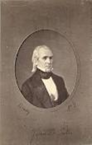 James K.Polk is elected president