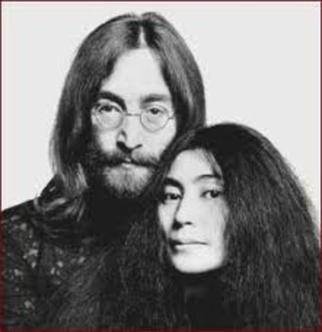 John metts Yoko Ono (his future wife)