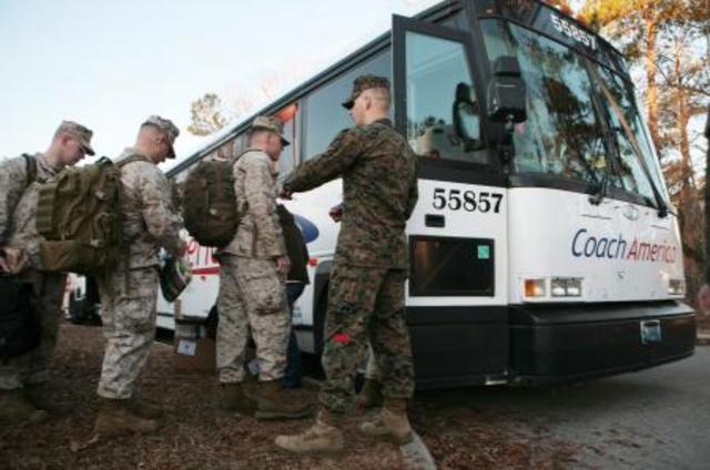 First Navajos to go to the Marine