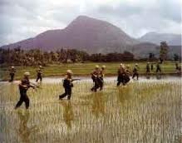 first U.S. combat troops land in vietnam