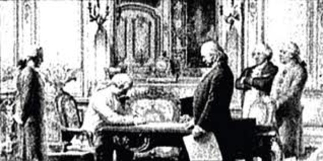 french sign treaty with Americans