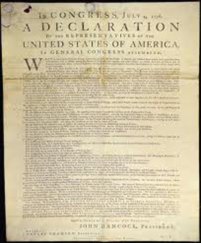 Declaration of Independence is ratified