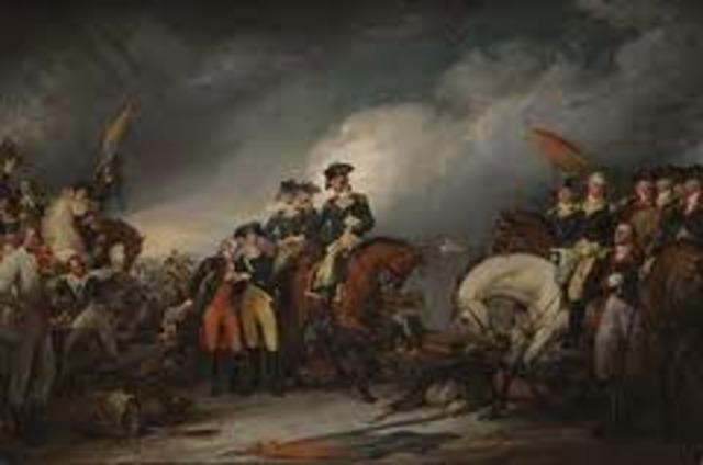 Washington captures Hessians at Trenton, New Jersey