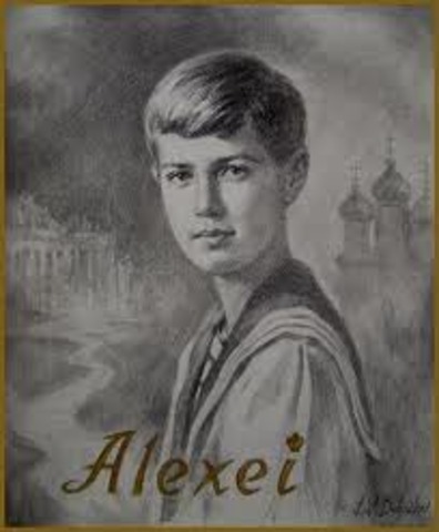 Rasputin saves the life of the Tsar's son