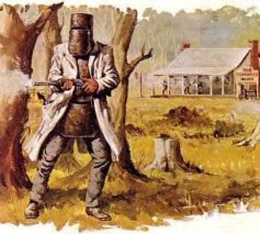 The Kelly gang is declared outlaws