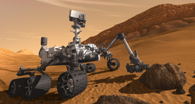 curiosity on mars