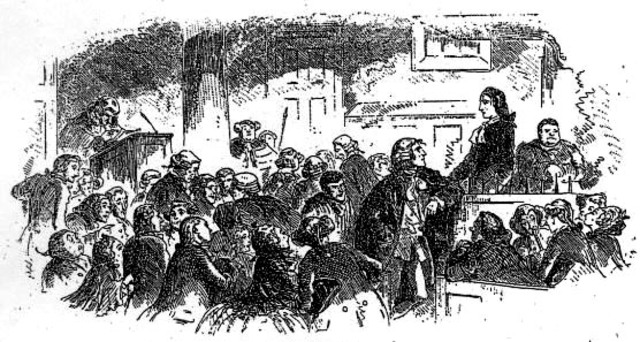 Carton takes Darnay's place in La Conciergerie; Darnay party flees France