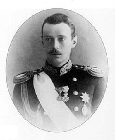 Birth of Grand Duke Georgy Alexandrovich