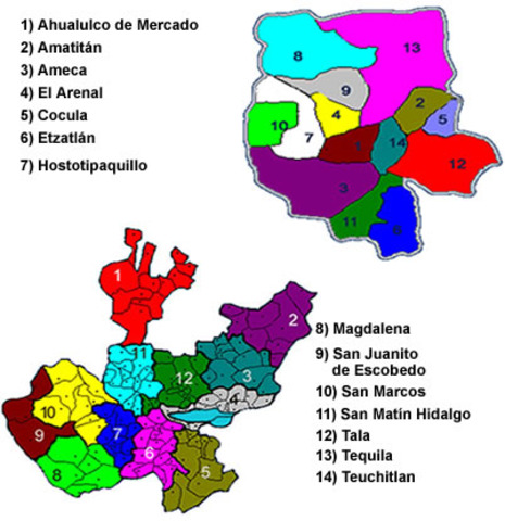 Ámbito de influencia del CUValles