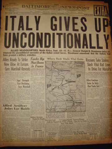 Italy Surrenders