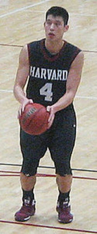in (2007–08), Lin averaged 12.6 points