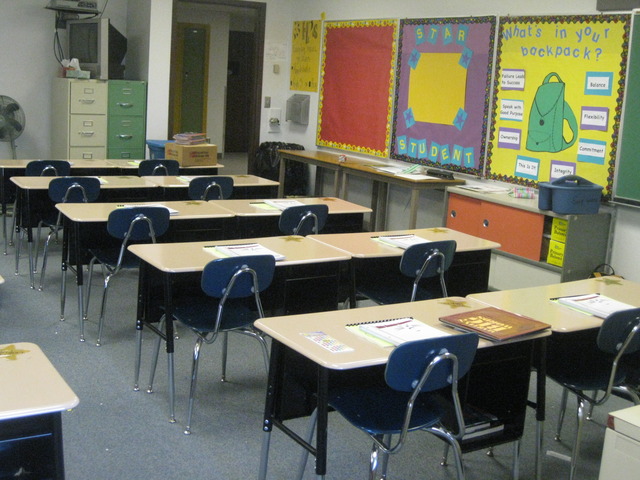 Setting up my classroom