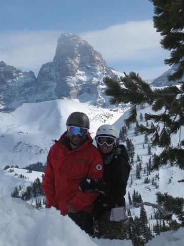 Snowboarding at Grand Targhee