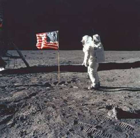 1st man on the moon