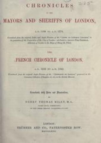 Thomas selected as the two Sheriffs in London