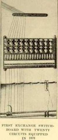 The first Telephone line