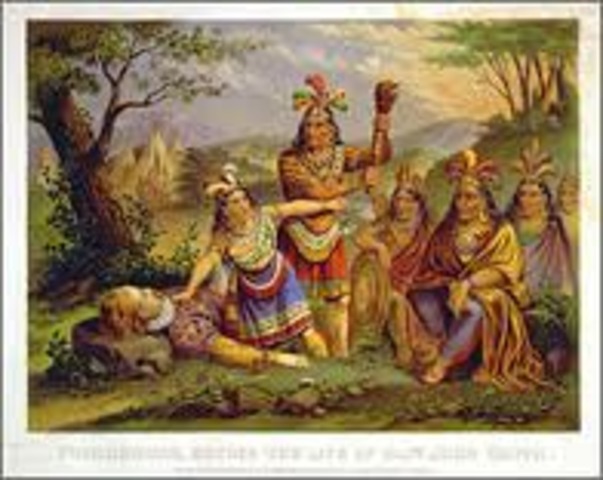 Pocohontas saves CAPT Smith