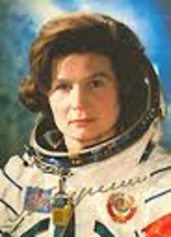 First woman goes into space