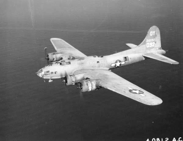 B17 Bomber in route to Japan