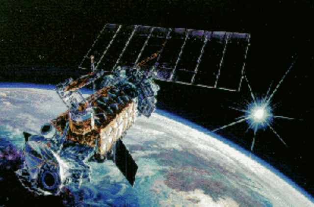 First Defense Meterological Satellite Program (DMSP) Launched