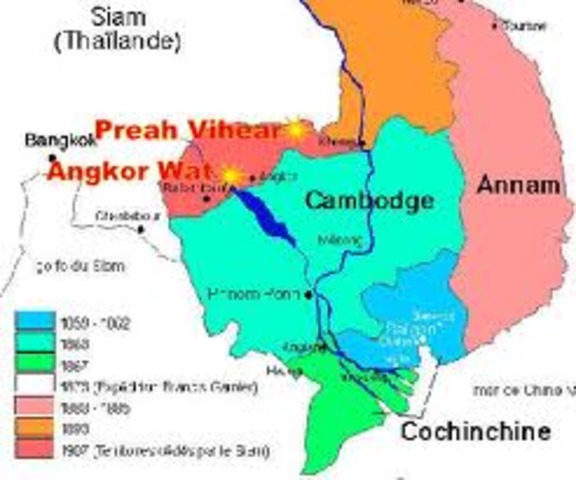 1941 Japanese invade French Indochina (Viet. Laos, Cambodia)