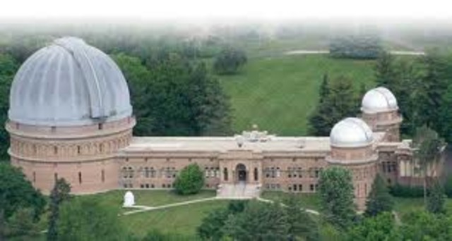 Hubble receives PhD at Yerkes Observatory at the University of Chicago 1917(exact date not found)