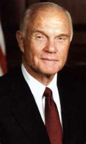 First U.S. Man to orbit Earth