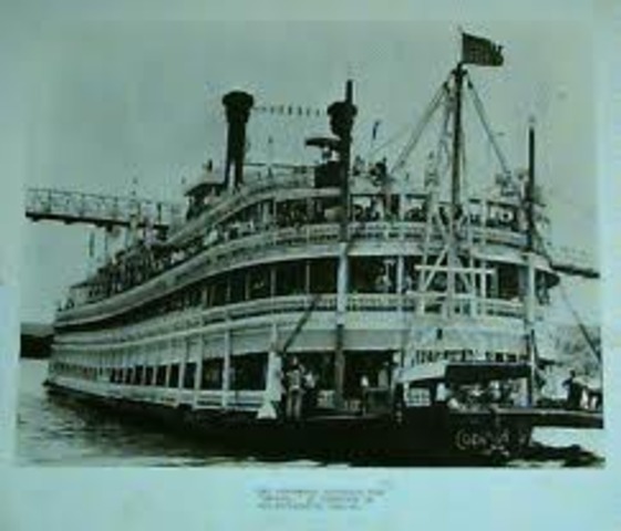 Delphine Sells Candy to the Steamboats the Arrive in Grand Tower