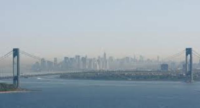 Heavy Smog Conditions in Los Angeles