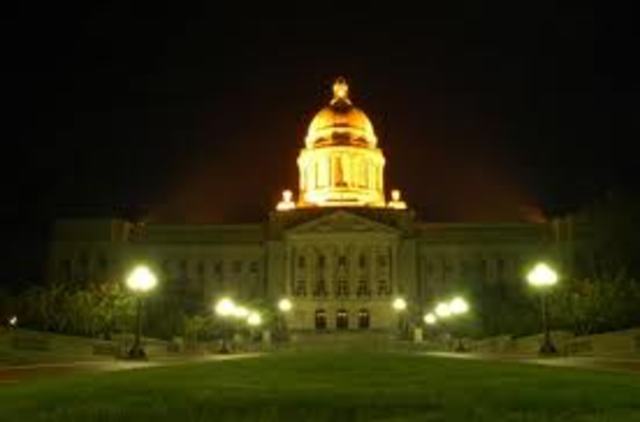 Kentucky's Capitol was Being Built.